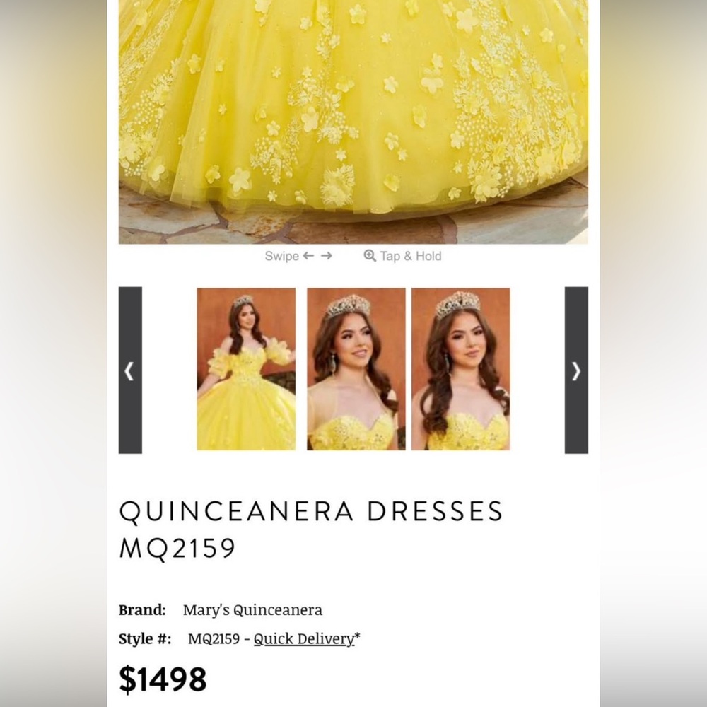 Yellow Prom Dress